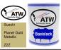 Preview: Suzuki, Planet Gold Metallic, Z2Z: 1L Lackdose, von ATW Autoteile West.